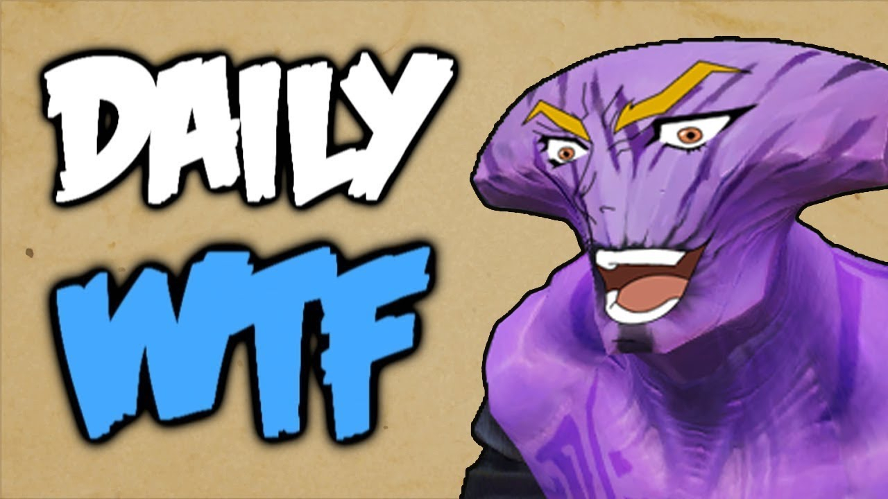 Dota 2 Daily WTF - My body is telling me ZA WARUDO